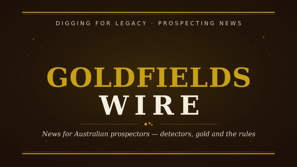 Goldfields Wire — gold prospecting news from Digging for Legacy