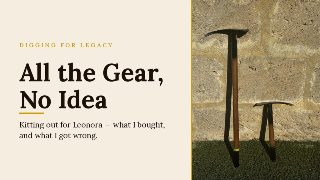 All the Gear, No Idea — gold prospecting gear for a first trip to Leonora